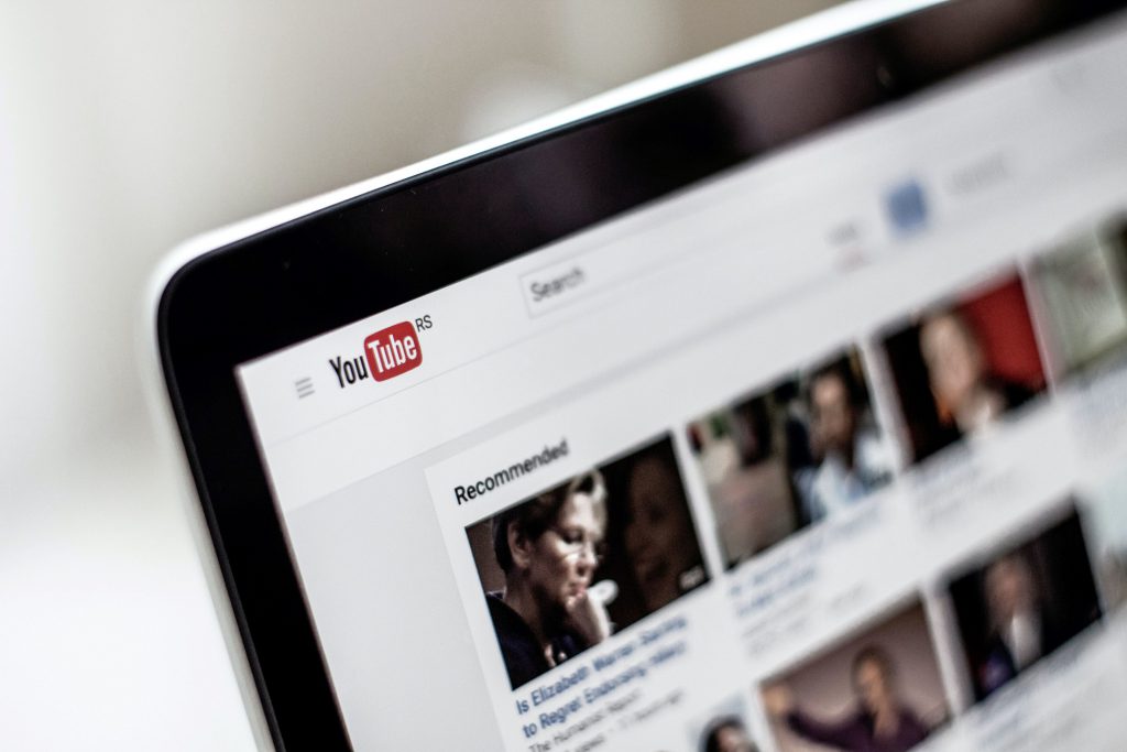 youtube screen - YouTube-weergaven